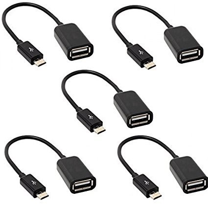 India Desire : Buy Micro USB OTG Cable for OTG Supported Tablets and Mobiles Pack of 5 at Rs. 149 from Amazon